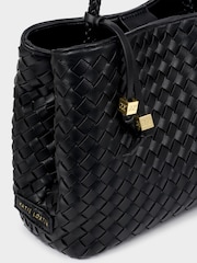 Katie Loxton Black Nova Hand Woven Top Handle Bag - Image 6 of 6
