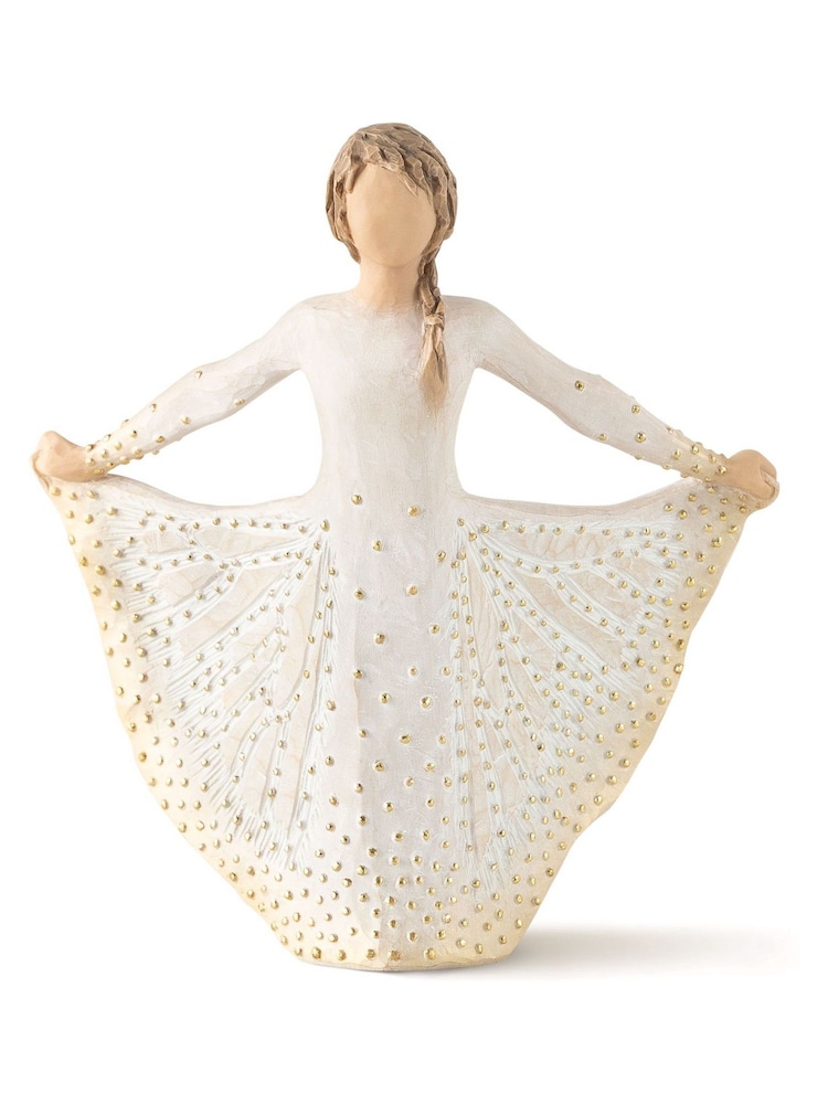 Willow Tree Cream Butterfly Ornaments Figurine - Image 1 of 4