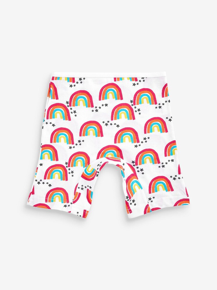 Pink/Orange/Lilac Purple Character 5 Pack Long Leg Shorts (2-16yrs) - Image 2 of 2