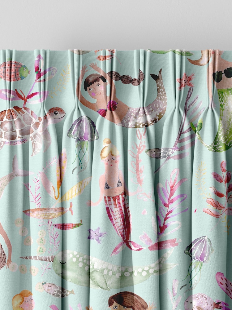 Voyage Dusk Mermaids Party Made To Measure Curtains - Image 5 of 9