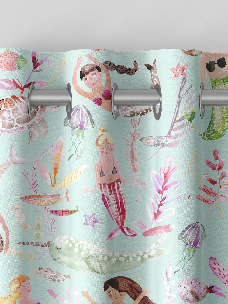 Voyage Dusk Mermaids Party Made To Measure Curtains - Image 7 of 9