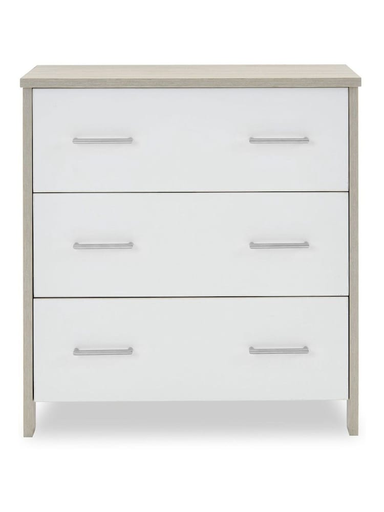 Obaby Grey Wash & White Nika Changing Unit - Image 5 of 5 Obaby Grey Wash & White Nika Changing Unit - Image 5 of 5