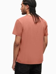 AllSaints Red Bodega Crew T-Shirt - Image 2 of 5