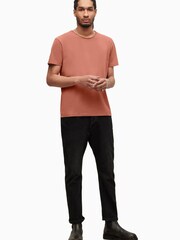 AllSaints Red Bodega Crew T-Shirt - Image 3 of 5