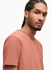 AllSaints Red Bodega Crew T-Shirt - Image 4 of 5