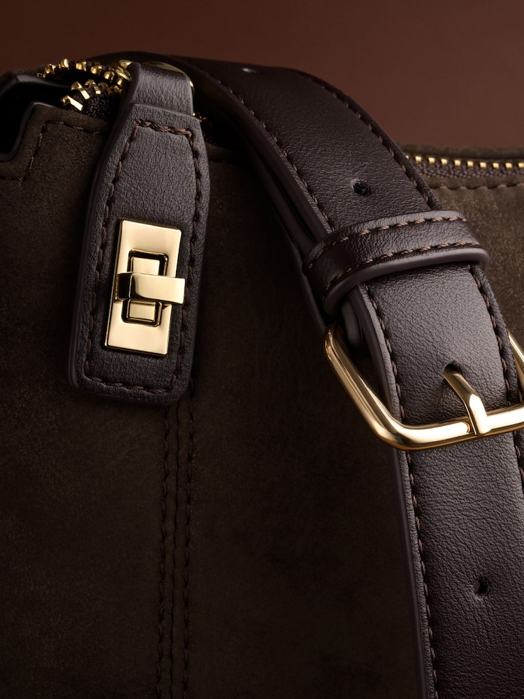 Katie Loxton Brown Charlbury Cross-Body Bag - Image 2 of 6 Katie Loxton Brown Charlbury Cross-Body Bag - Image 2 of 6