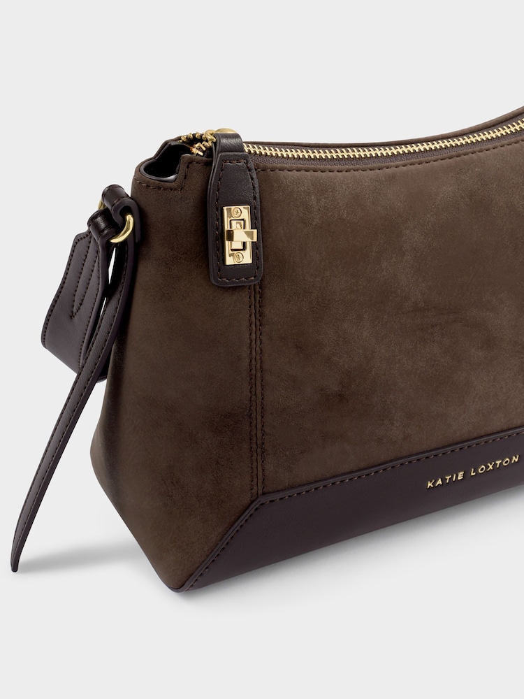 Katie Loxton Brown Charlbury Cross-Body Bag - Image 6 of 6 Katie Loxton Brown Charlbury Cross-Body Bag - Image 6 of 6