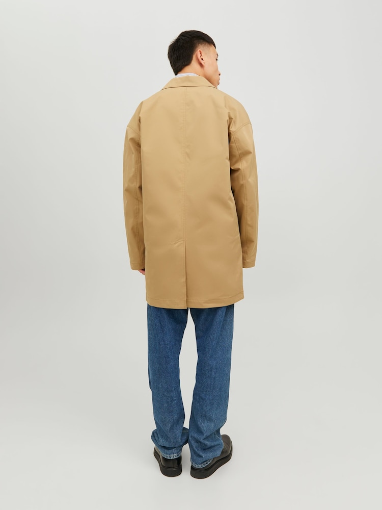 JACK & JONES Brown Smart Trench Coat - Image 2 of 5