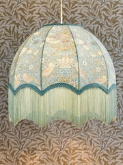 Morris & Co Blue Strawberry Thief Tassel Easyfit Shade - Image 1 of 5