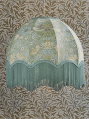 Morris & Co Blue Strawberry Thief Tassel Easyfit Shade - Image 2 of 5