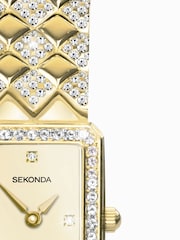 Sekonda Ladies Gold Tone Bracelet Watch - Image 4 of 5