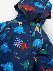 أزرق داكن أزرق - JoJo Maman Bébé Pack Away Waterproof Puddlesuit - صورة 2 من 6