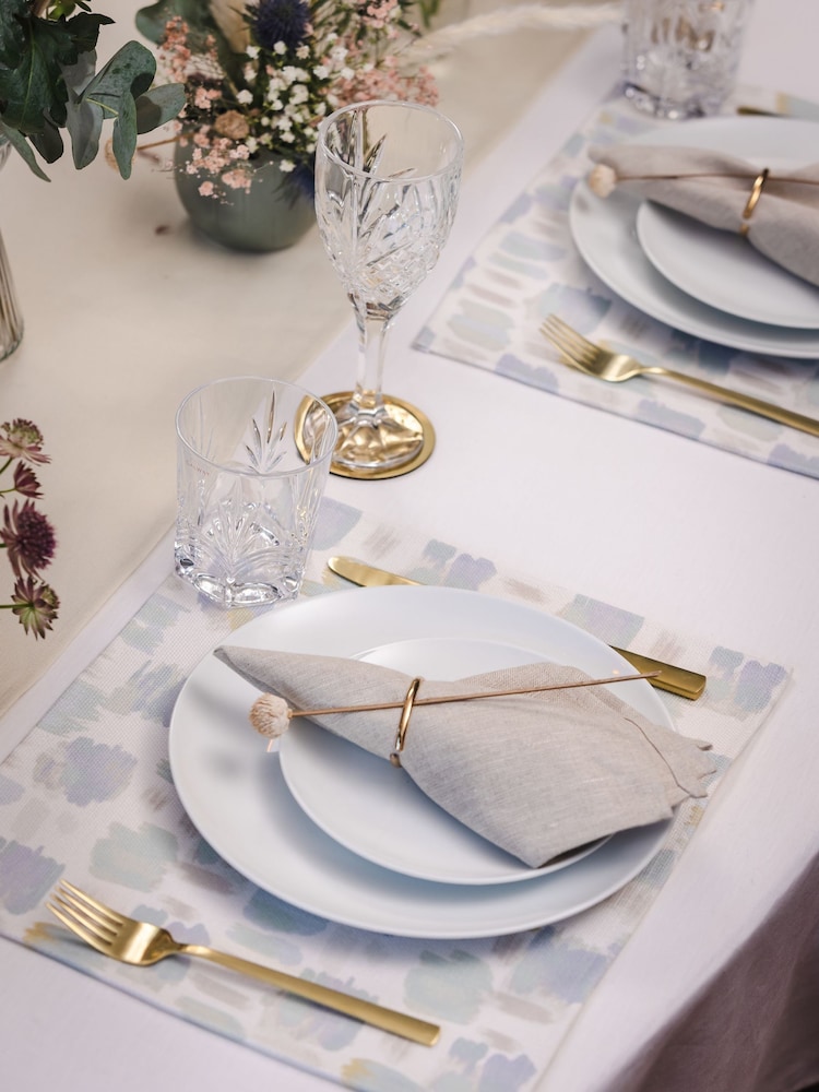 Ulster Weavers Green Murlough Linen Placemat - Image 1 of 2