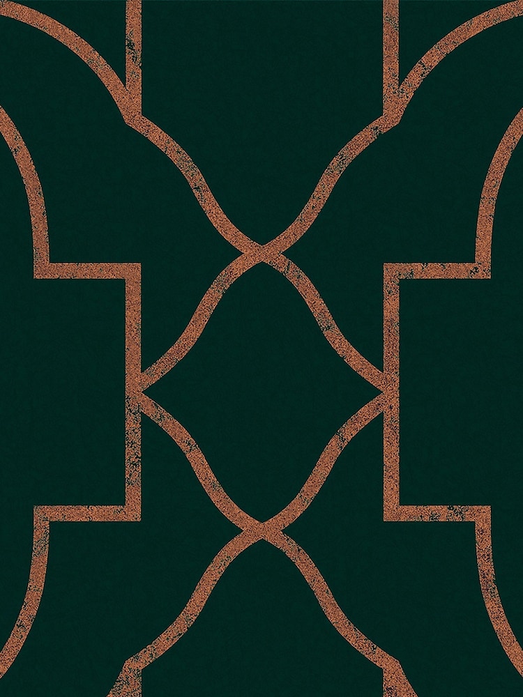 Graham & Brown Green Versailles 10M Wallpaper - Image 2 of 3