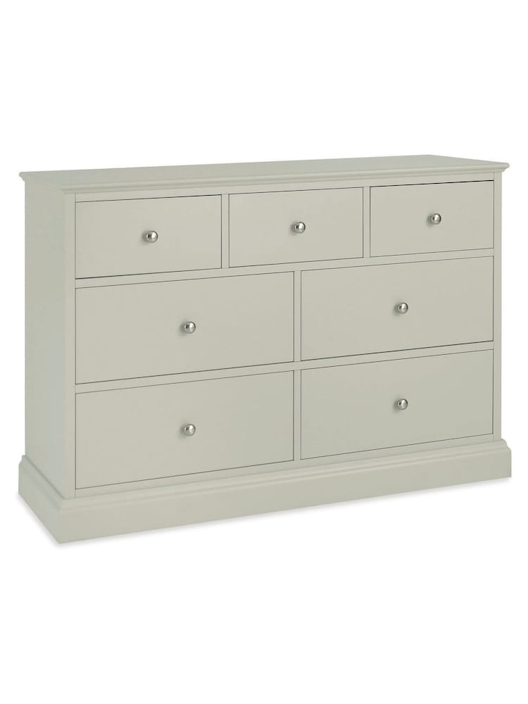Bentley Designs Cotton Grey Ashby 3-4 Drawer Chest - Image 1 of 2