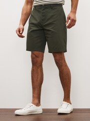Dunkelgrün - Stretch-Chinoshorts - Bild 1 von 5