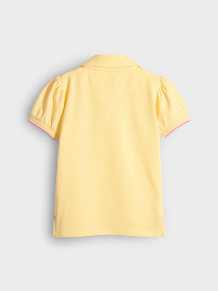 Gelb - Paul Smith Junior Mädchen Polo-Shirt mit Zebra-Logo - Bild 2 von 9