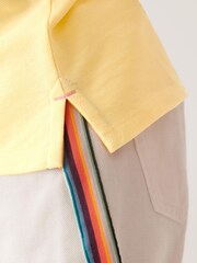 Gelb - Paul Smith Junior Mädchen Polo-Shirt mit Zebra-Logo - Bild 7 von 9