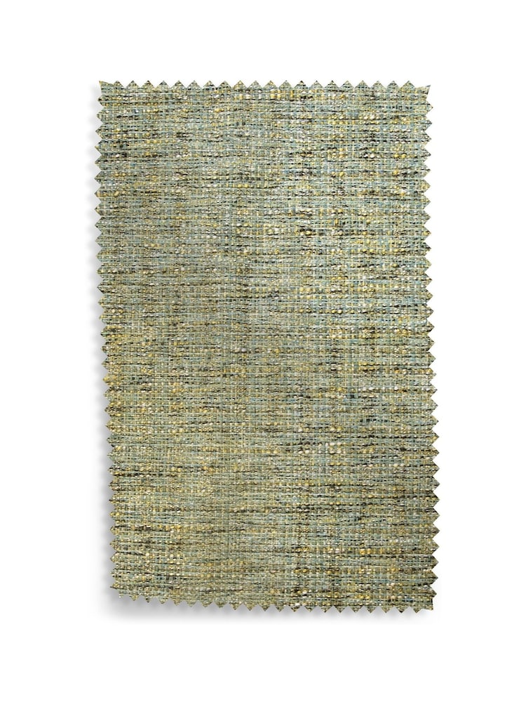 Fabric by Metre Chunky Boucle Easy Clean Mid Green - Image 1 of 1