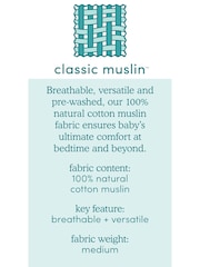 حزمة من 4 بطانيات موسلين قطن 100% Essentials من Aden + Anais - صورة 4 من 5