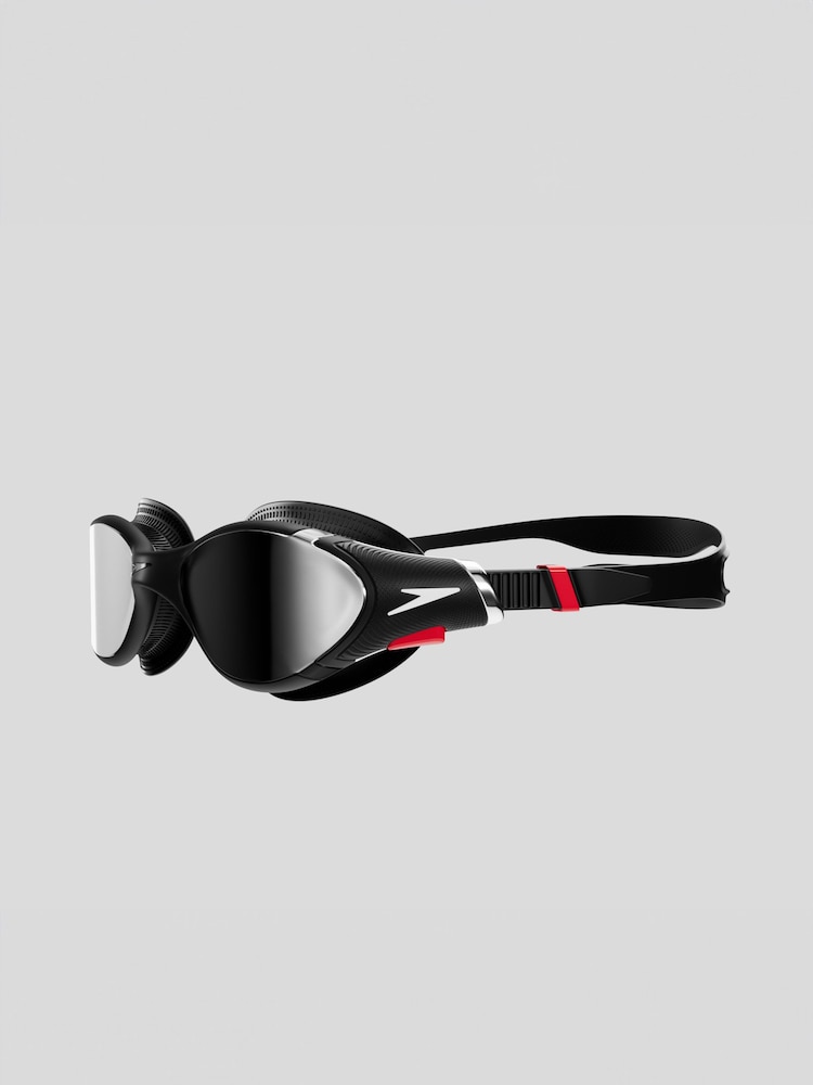 Speedo Black/Red Adults Biofuse 2.0 Mirror Goggles - Image 2 of 6
