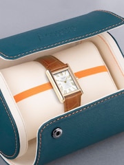 Accurist Womens Brown Rectangle Leather Strap Analogue Watch - Image 6 of 7