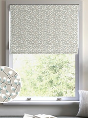Seafoam Teal Walsh Made To Measure Roman 100% Cotton Blinds - Image 1 of 6