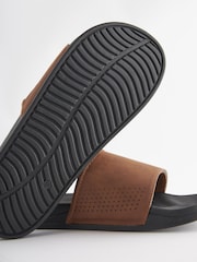 Tan Brown Motionflex Sliders - Image 6 of 6