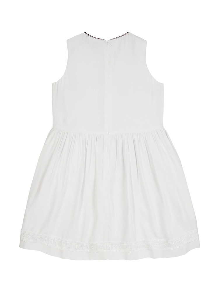 Tommy Hilfiger White Ceremonial Lace Dress - Image 2 of 2