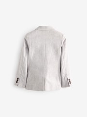 Grey Linen Blend Suit Jacket (12mths-16yrs) - Image 2 of 7