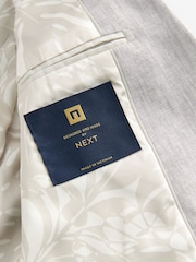 Grey Linen Blend Suit Jacket (12mths-16yrs) - Image 4 of 7