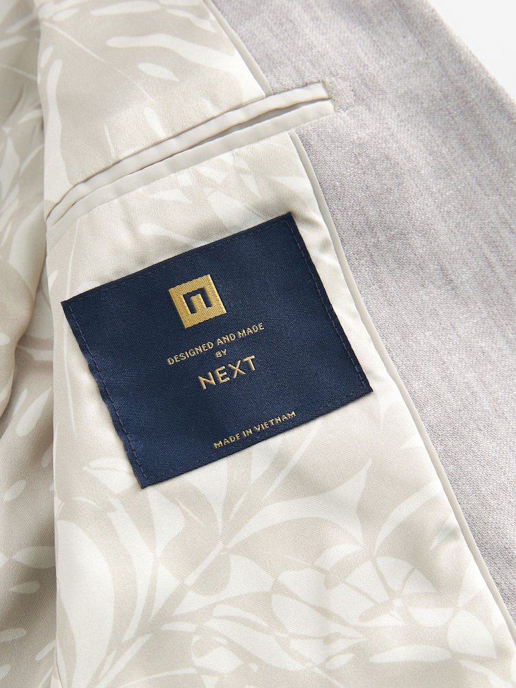 Grey Linen Blend Suit Jacket (12mths-16yrs) - Image 7 of 7 Grey Linen Blend Suit Jacket (12mths-16yrs) - Image 7 of 7