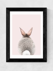 East End Prints Black Baby Bunny Tail Print by Sisi and Seb - Image 3 of 3