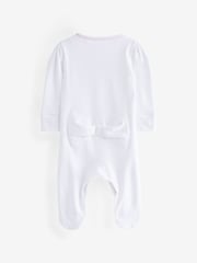 Baker by Ted Baker 2 Piece 100% Cotton Printed Sleepsuit & Hat Set - Image 3 of 6