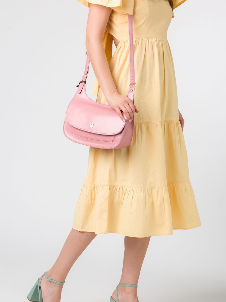 Conkca Ellipse Leather Cross-Body Bag - Image 6 of 6