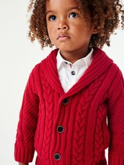 White Long Sleeve Trimmed Oxford Shirt (3mths-7yrs) - Image 5 of 9