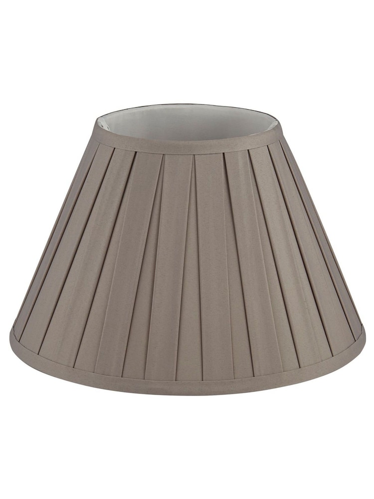 Searchlight Grey Belle Pleated Lamp Shade - Image 4 of 4