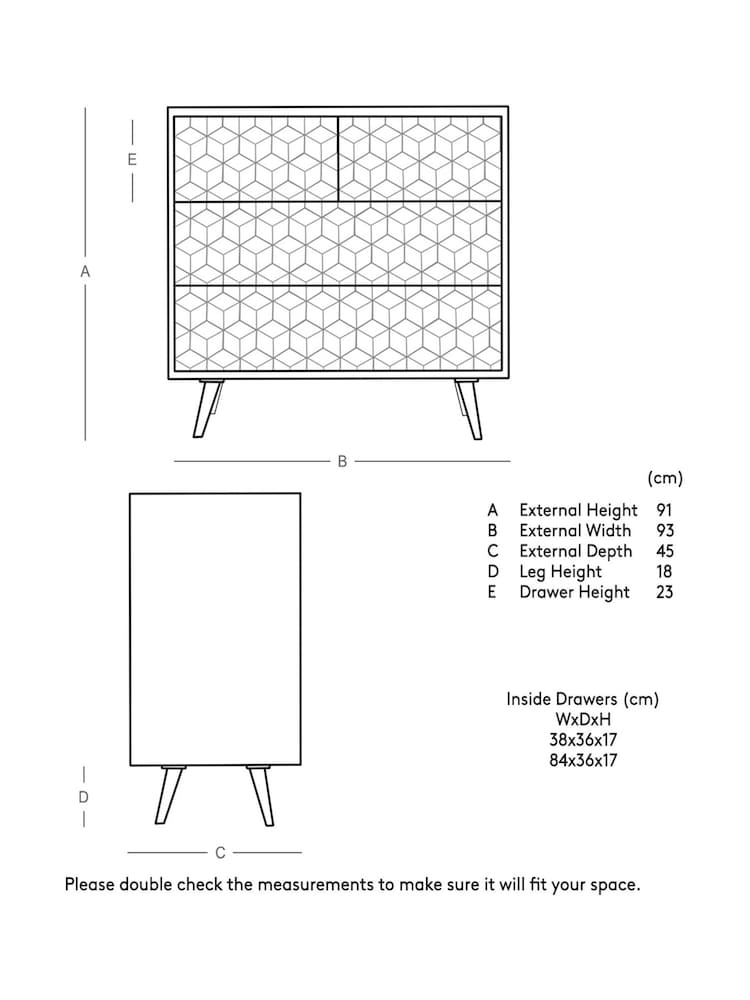 Swoon Natural Terning Chest of Drawers - Image 8 of 8