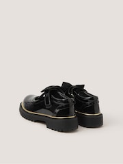 Monsoon Black Patent Mary Jane Brogue School Shoes - Image 2 of 2