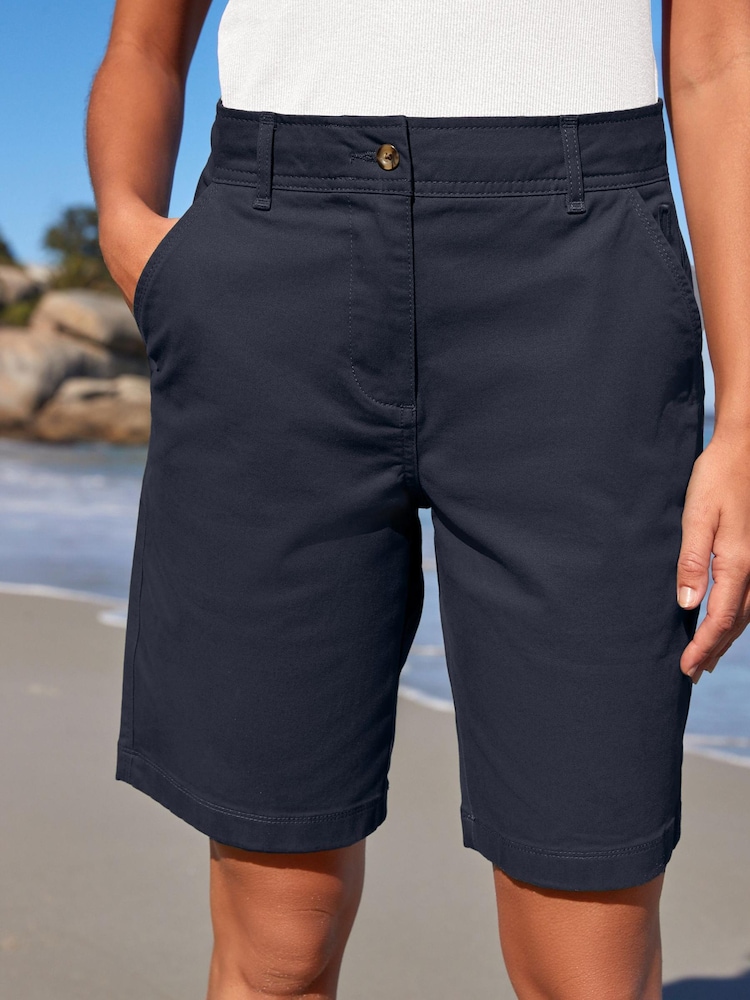 Bleu marine - Shorts Chino Knee - Image 3 of 4