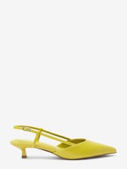 Limettengrün - Forever Comfort® Spitze Schuhe mit Fersenriemen und niedrigem Absatz - Bild 2 von 6
