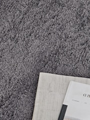 Grey Super Softy Rug - Image 4 of 11