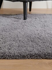 Grey Super Softy Rug - Image 5 of 11