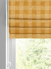 Laura Ashley Yellow Gingham Made To Measure Roman Blinds - Image 2 of 6