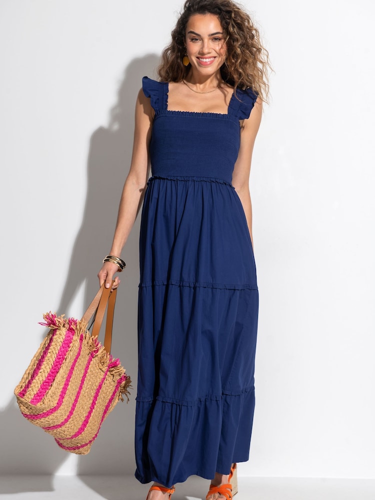 Pour Moi Blue Lucy Dress - Image 1 of 7