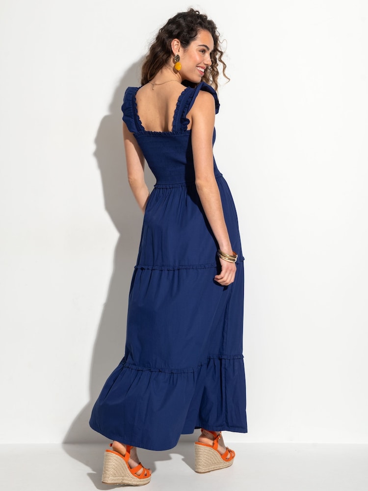 Pour Moi Blue Lucy Dress - Image 2 of 7