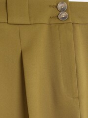 River Island Khaki Straight Leg Smart Trousers - Image 6 of 6
