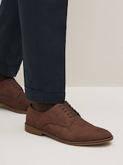 Brown Leather Derby Shoes - Image 1 of 7