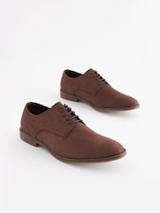 Brown Leather Derby Shoes - Image 2 of 7