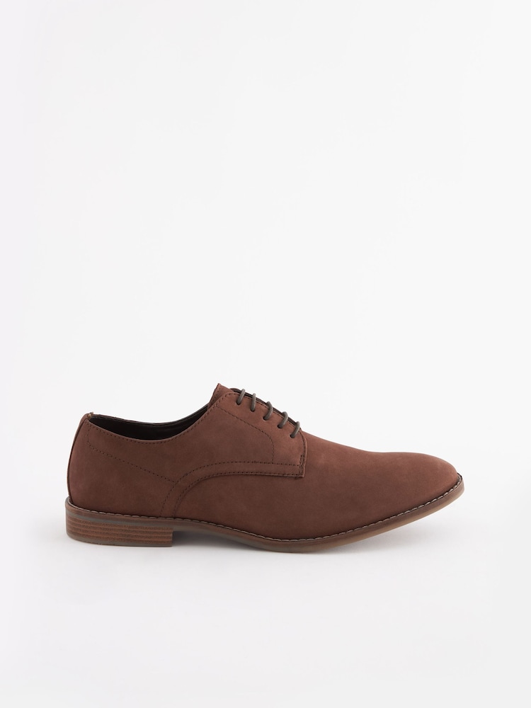 Brun - Chaussures Derby en cuir - Image 3 of 7